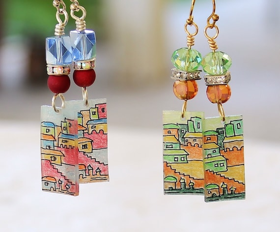 Jerusalem Rooftops Earrings