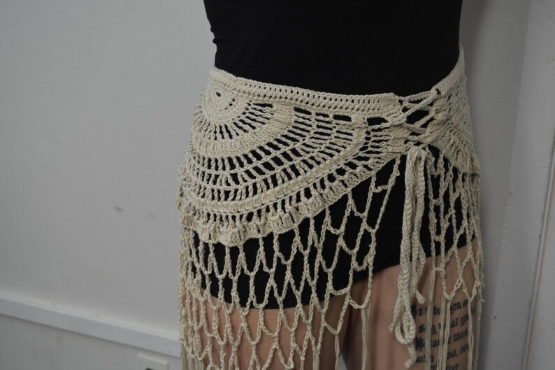 Crochet Skirt/CoverUp Festival Skirt Open Back Etsy
