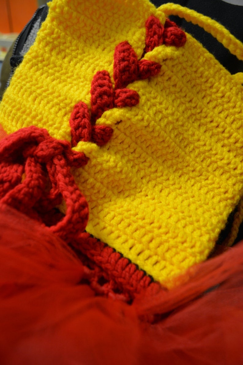 Crochet Baby Girl Kid Flash Tutu Costume
