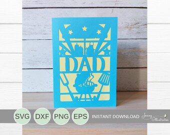 Download Fathers Day Card Svg Etsy