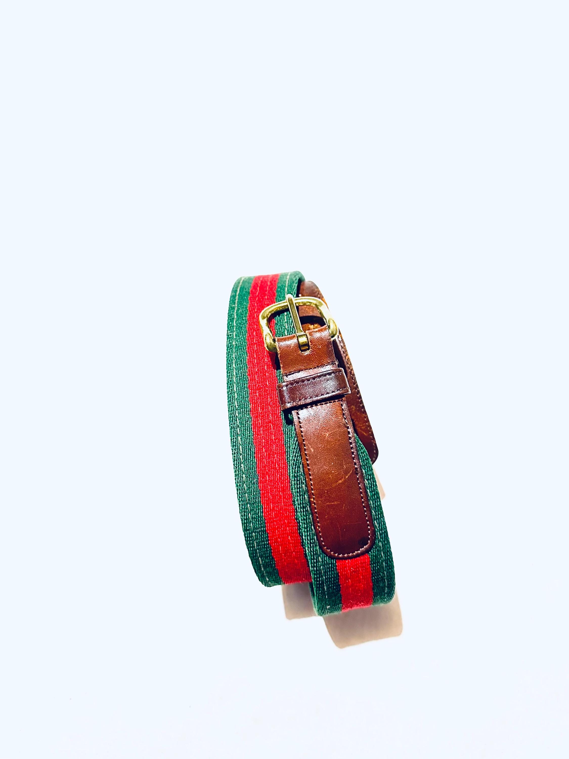 Red 80s Belt - Etsy