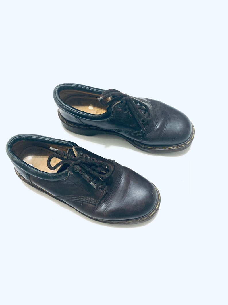 Brown Dr. Marten's Air Cushion, Leather Men's Boots. 80's Doc Martens