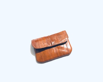 eel skin coin purse