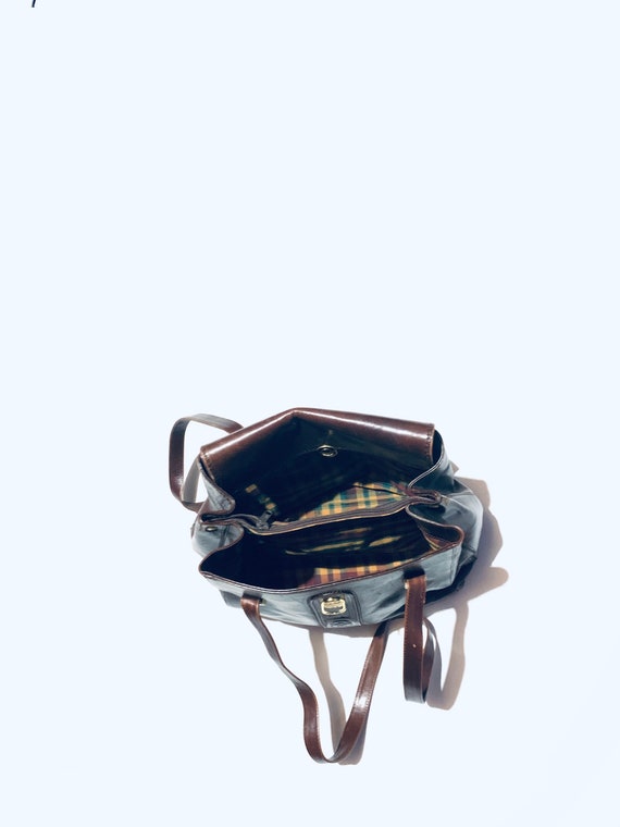 Marino Orlandi , brown vintage bag. Retro designe… - image 7