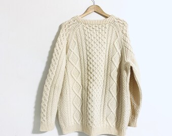 Cream Knit Jumper - Etsy