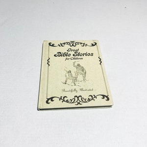 Libro de historias bíblicas para niños de 1974: ilustraciones a todo color