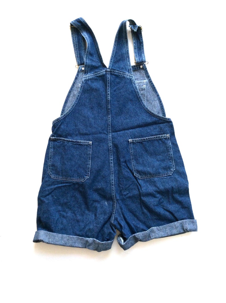 90's vintage overalls. LL Bean Natural blue wash denim Etsy