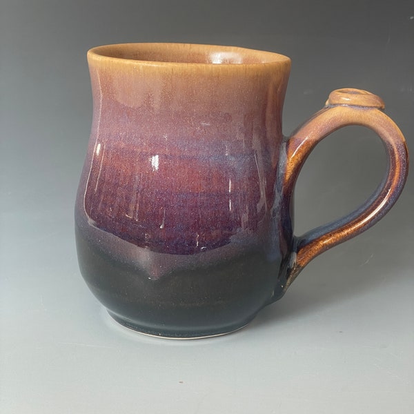 Handmade pottery mug. 12-14  ounce Southwest pottery coffee cup. House warming gift. Ceramic mug. Valentine's Day gift.