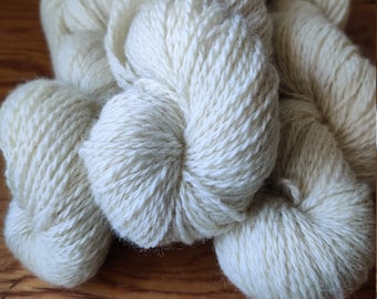 Finull yarn (white/natural) 2-ply - Swedish Finewool