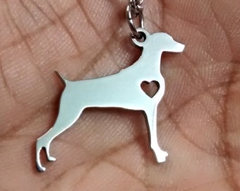 weimaraner necklace