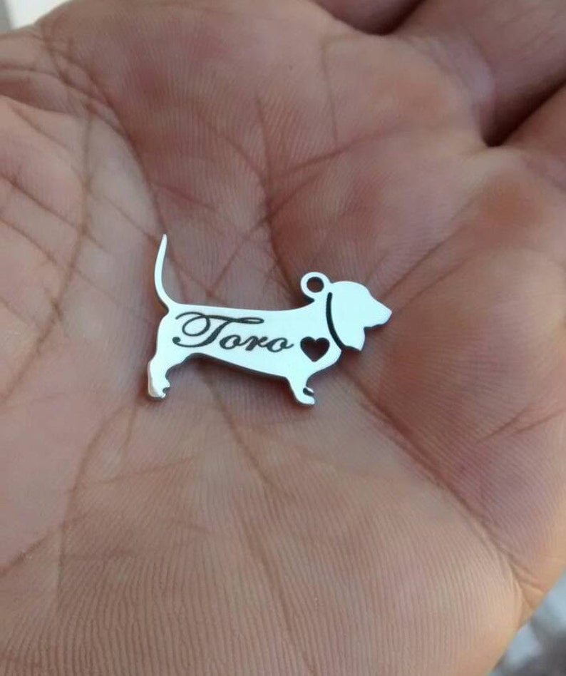 Cairn Terrier Necklace Custom Made Stainless Steel iHeart Dog Personalized Necklace.Engraving.Stainless Steel