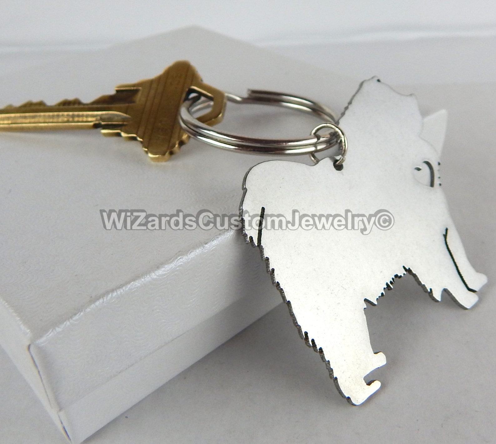 Chow Chow dog keychain memorial dog keychain engraving dog Etsy