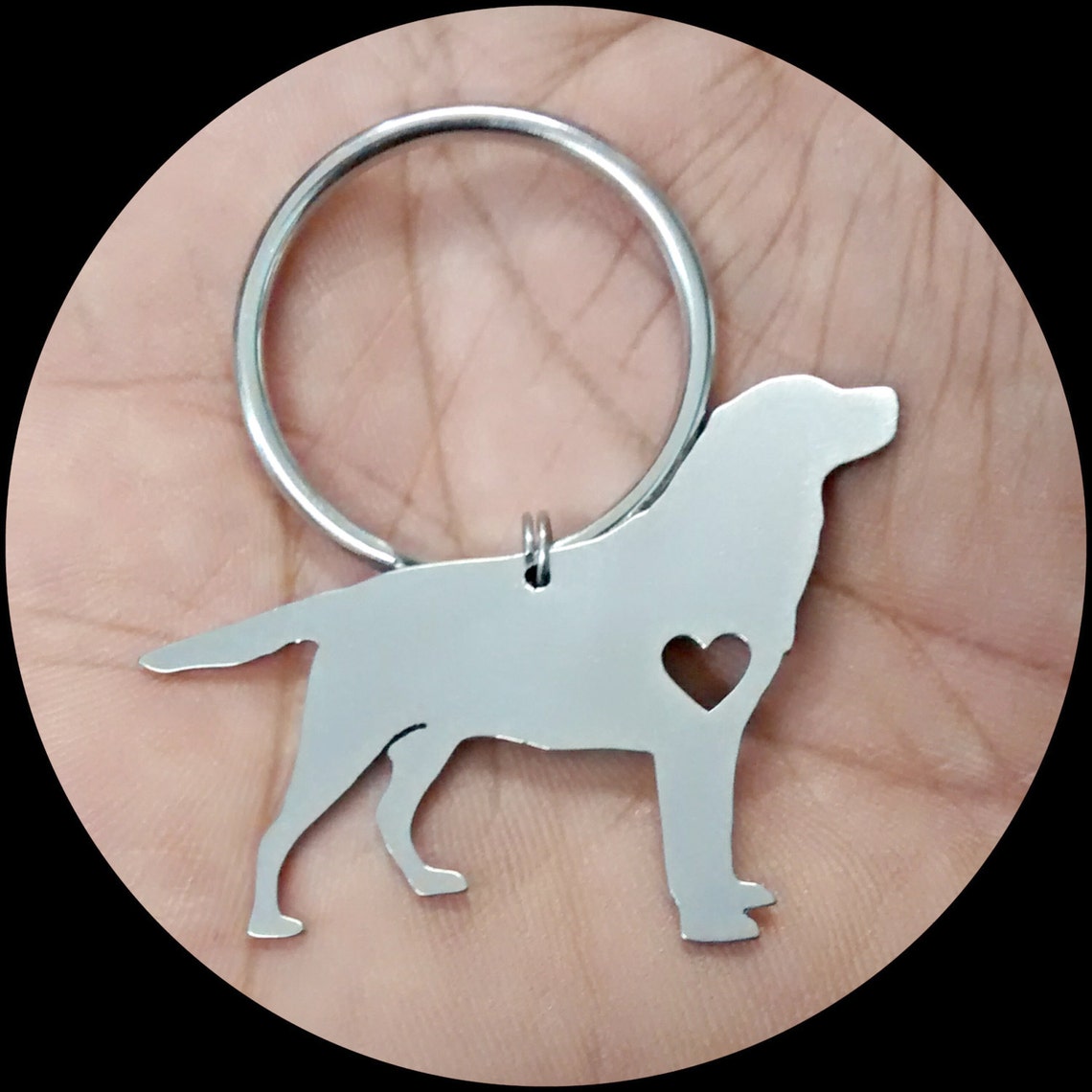 Labrador Retriever Dog Keychain Memorial Dog Keychain Etsy