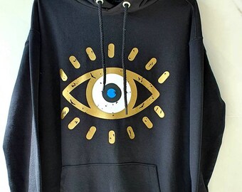 Hoodies and Sweatshirts,evil Eye Sweater - Etsy