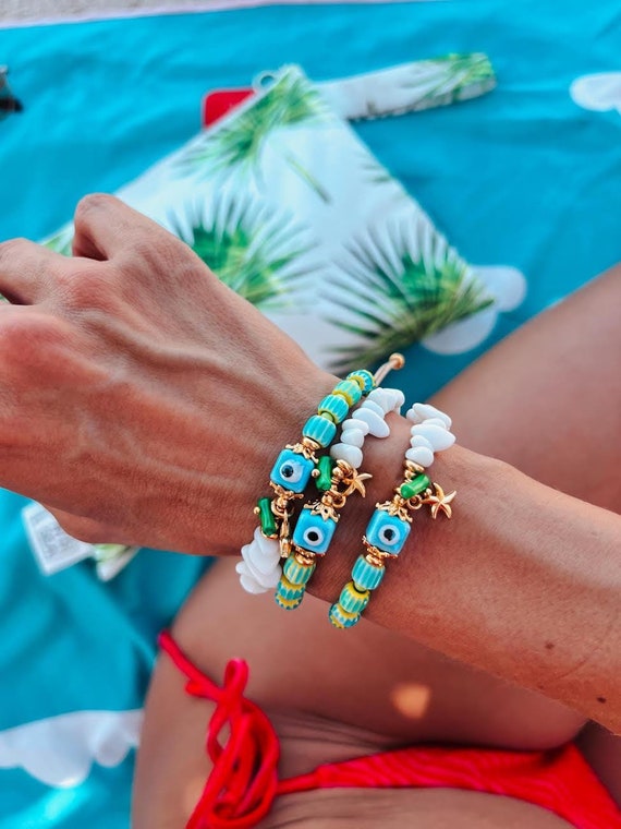 Aucuu Braccialetti Amicizia Bambini - 12 Pezzi Con Unicorni, Sirene E Farfalle + Tatuaggi
