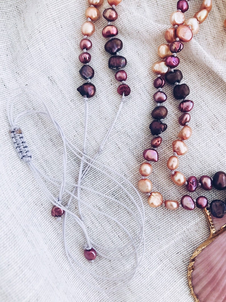 handmade neckpiece Fresh water pearl necklaces,real shell necklaces