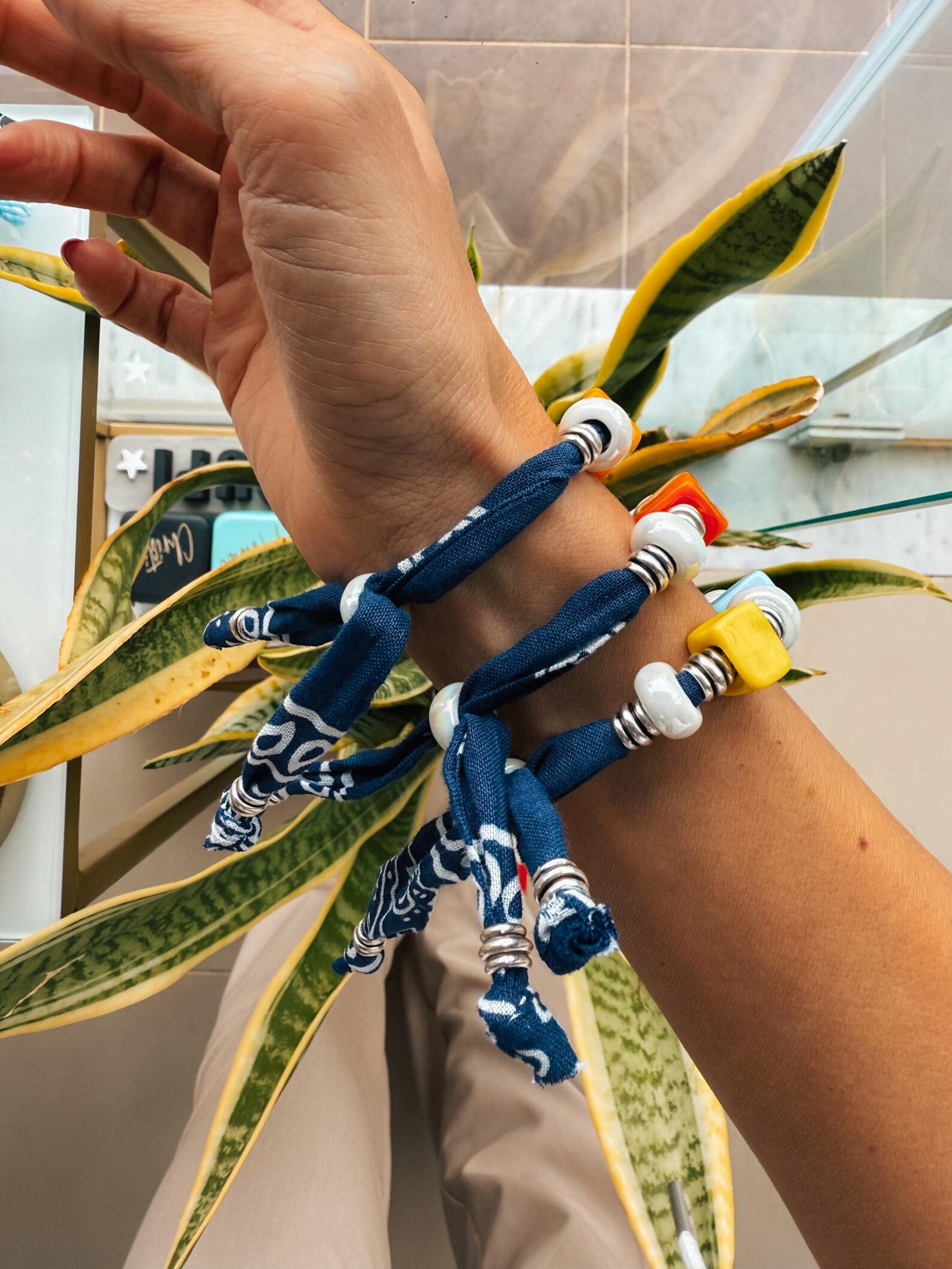 Eye Protection Handmade Handmade Bandana Charm Bracelet, Boho Evil Eye Protection Jewelry - Etsy
