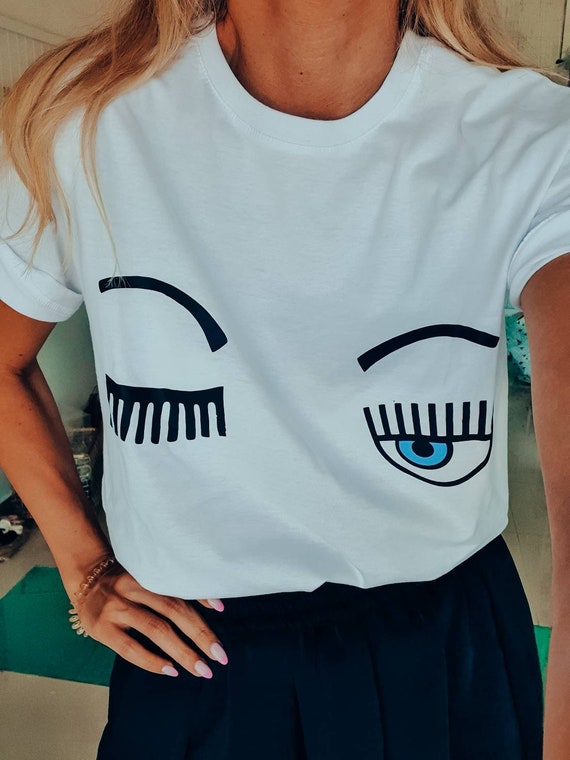 Wink Tshirt Evil Eye T-Shirt Evil Eye Tshirt Wimpern Tshirt | Etsy  Österreich