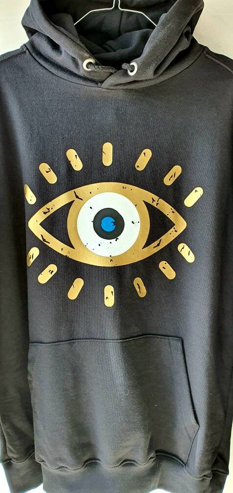 Hoodies and Sweatshirts evil Eye Sweater Etsy Canada