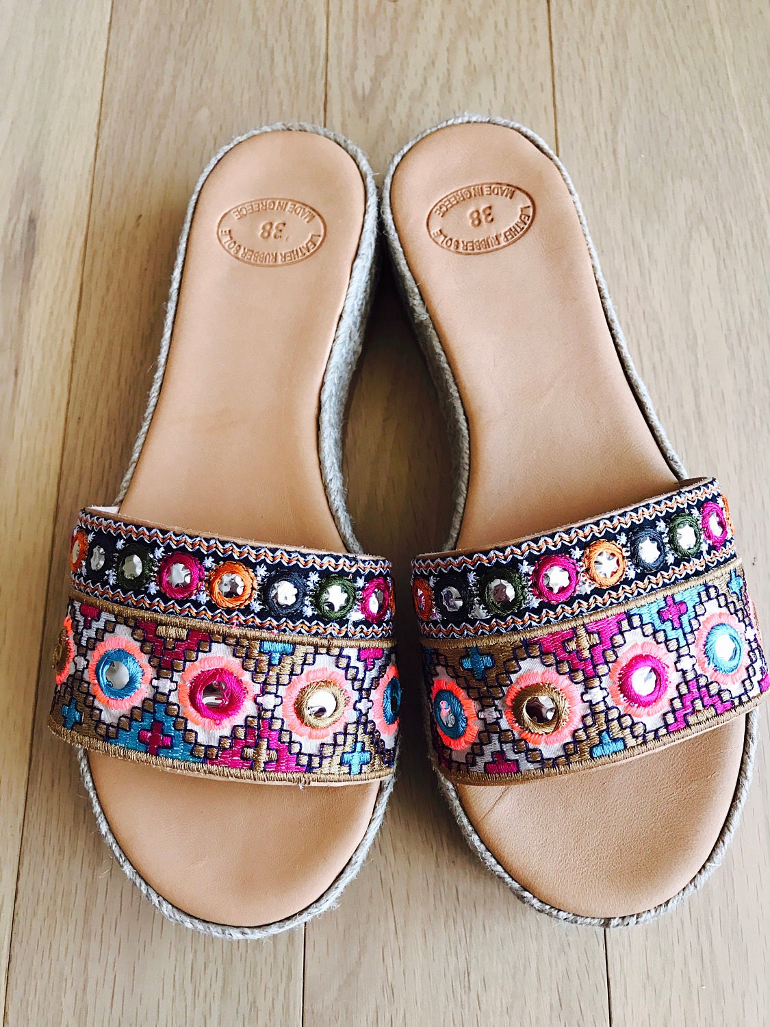 artisan leather sandals