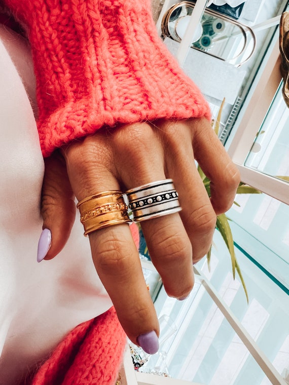 Boho online rings etsy