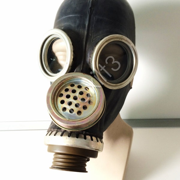 Vintage Black gas mask GP-5M gas mask gp-5 black