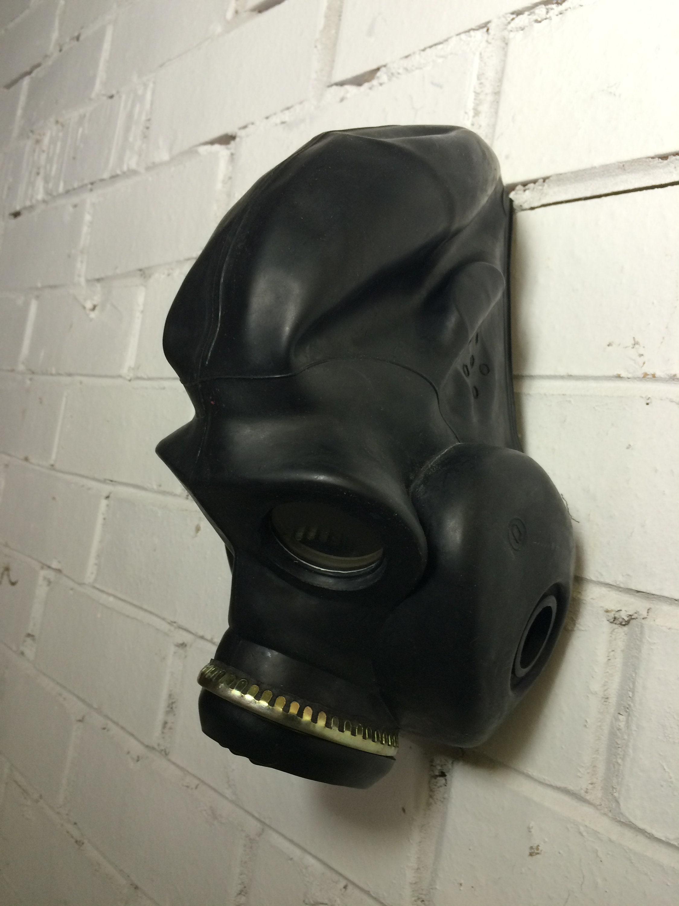 Vintage Gas mask PBF gas mask black soviet russian gas mask Etsy