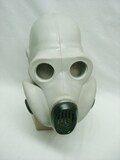 Vintage white gas mask PBF EO-19 Gas mask PBF gasmask costume gas mask white grey product logo