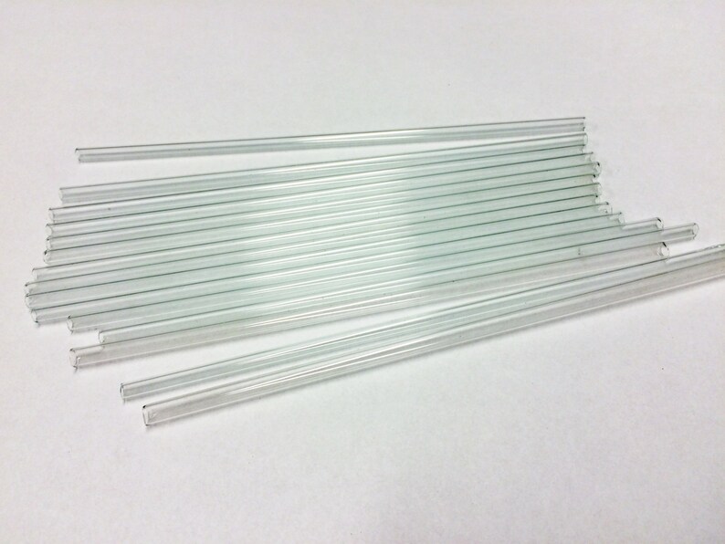20pcs laboratory glass tubing 25cm long OD6mm ID4mm glass Etsy