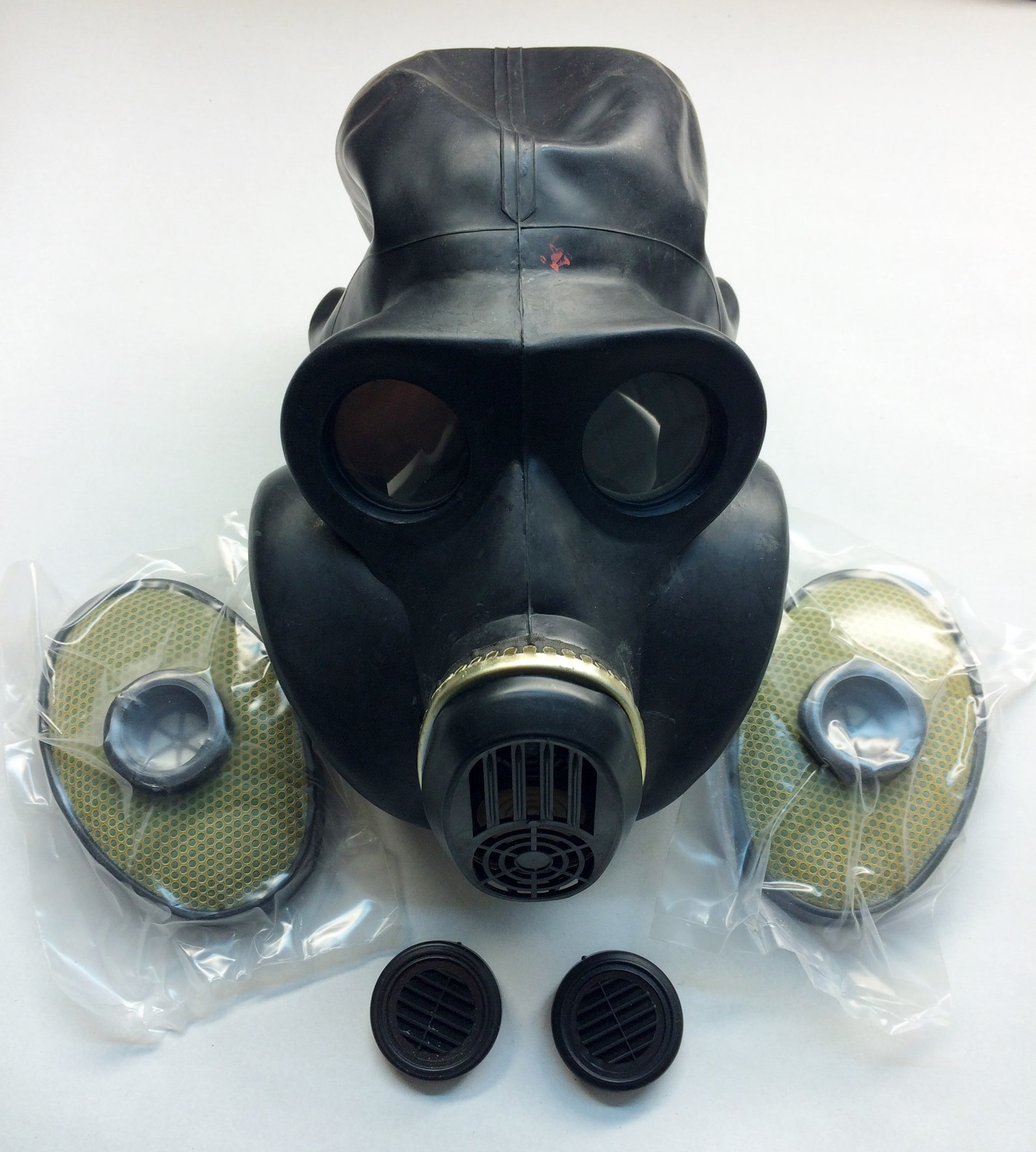 Vintage Gas mask PBF gas mask black soviet russian gas mask Etsy