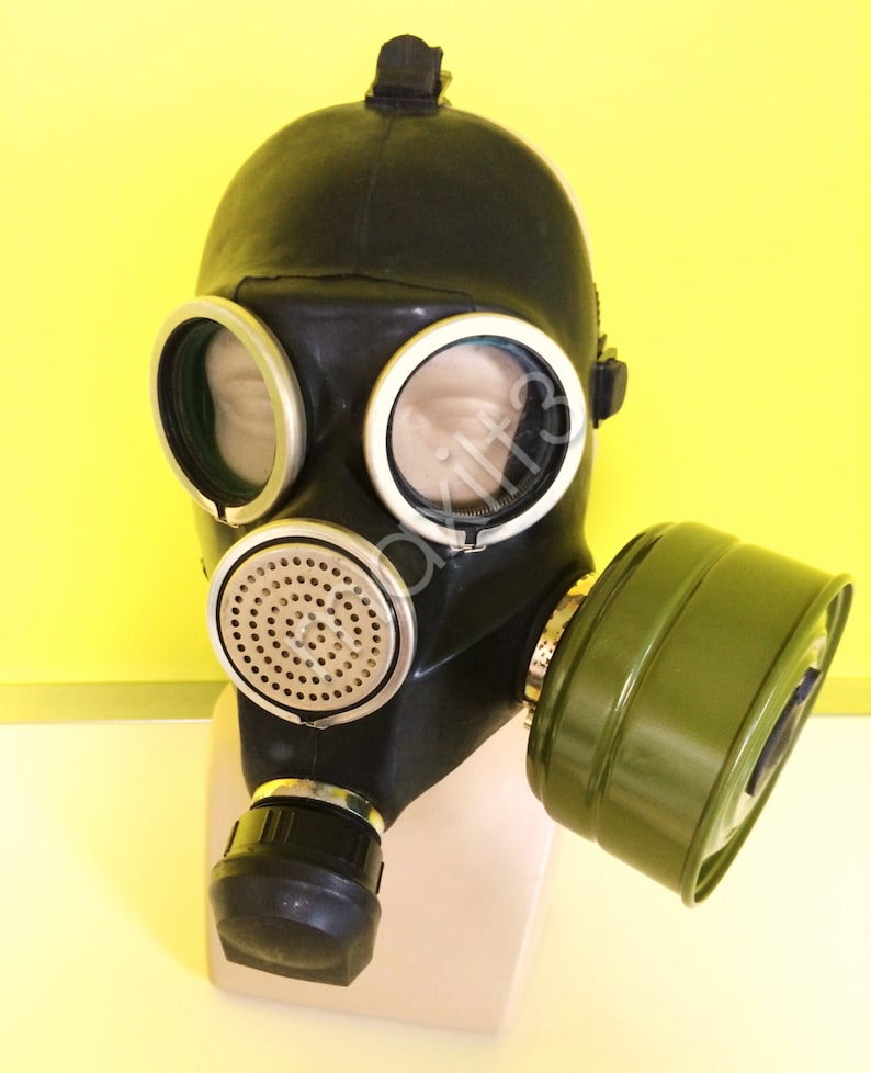 Black gas mask GP-7 gas mask filter 40mm gas mask props gas mask fetish