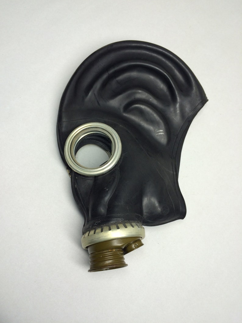 Vintage Black Gas mask GP-5 gas mask costume gas mask GP5 black image 2