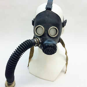 Vintage Gasmaske XSMALL Gasmaske PDF Größe 1 Gasmaske mit Schlauch Gasmaske