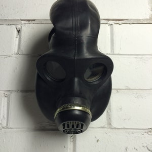Vintage schwarze Gasmaske PBF EO-19 Gasmaske Kostüm Gasmaske Kunst machen
