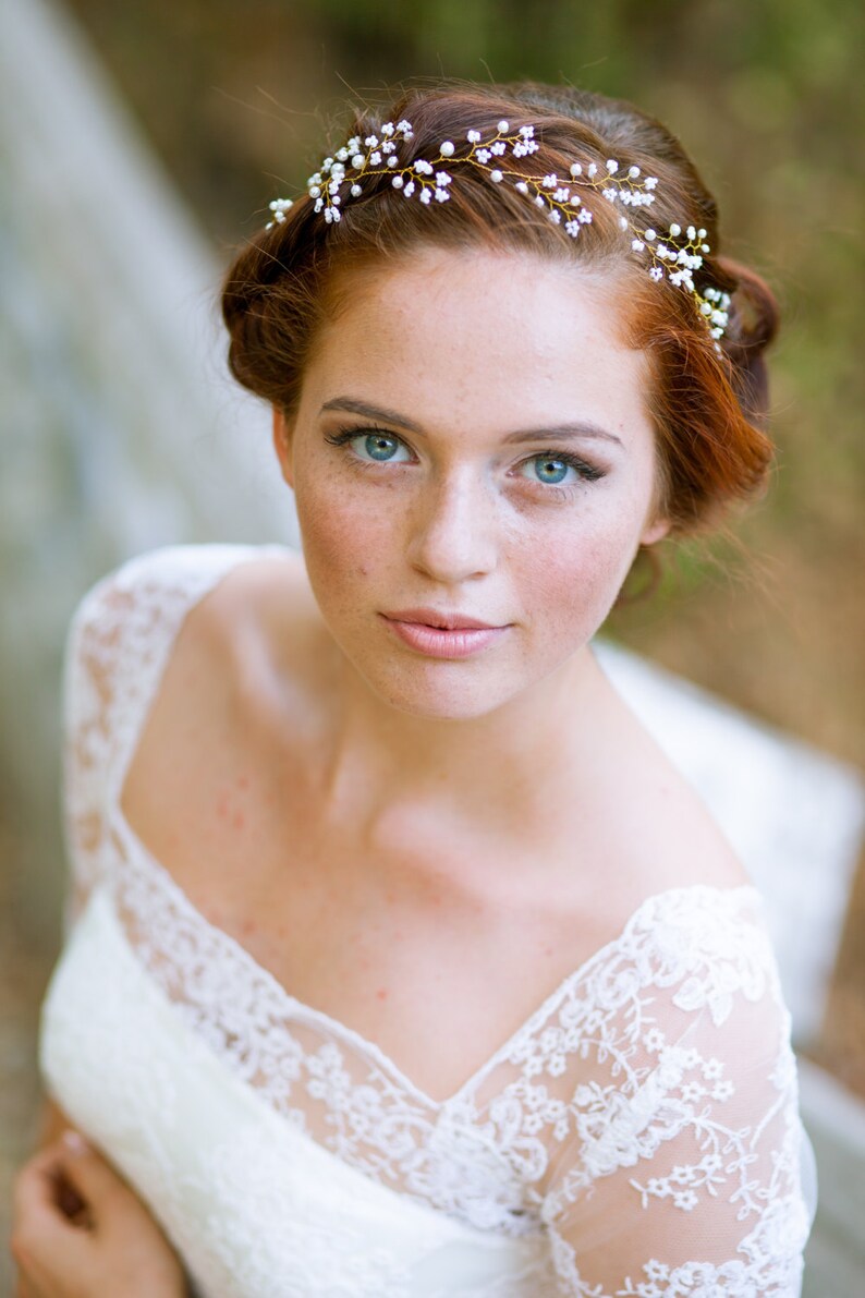 Bridal hair vine Bridal headpiece Wedding hair piece Wedding Etsy