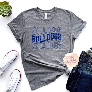 Bulldogs School Mascot T-shirt, Mascot Shirt, Bulldogs Spirit Shirt, bulldogs Spirit, Mascot Shirt, Bulldogs T-shirt, Bulldogs Apparel