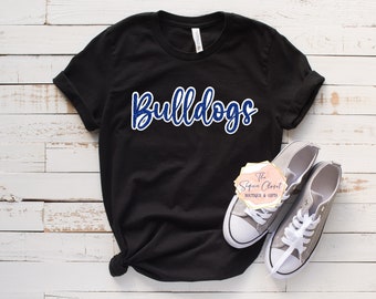 School Mascot T-shirt, School Mascot Shirt, School Spirit Shirt, School Spirit, Mascot, Mascot Shirt, Bulldogs, Tigers, Chiefs, Wildcats