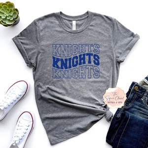 Knights School Mascot T-shirt, Knights Shirt, Knights Spirit Shirt, Knights Spirit, Mascot Shirt, Knights T-shirt, Knights Apparel