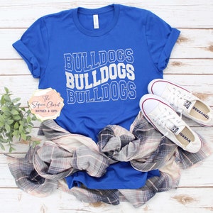 Bulldogs School Mascot T-shirt, Mascot Shirt, Bulldogs Spirit Shirt, bulldogs Spirit, Mascot Shirt, Bulldogs T-shirt, Bulldogs Apparel