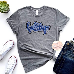 Bulldogs Mascot T-shirt, School Mascot Shirt, School Spirit Shirt, School Spirit, Mascot, Mascot Shirt, Bulldogs, Dawgs, Go Bulldogs, Mascot
