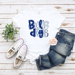 Bulldogs School Mascot T-shirt, Mascot Shirt, Bulldogs Spirit Shirt, bulldogs Spirit, Mascot Shirt, Bulldogs T-shirt, Bulldogs Apparel