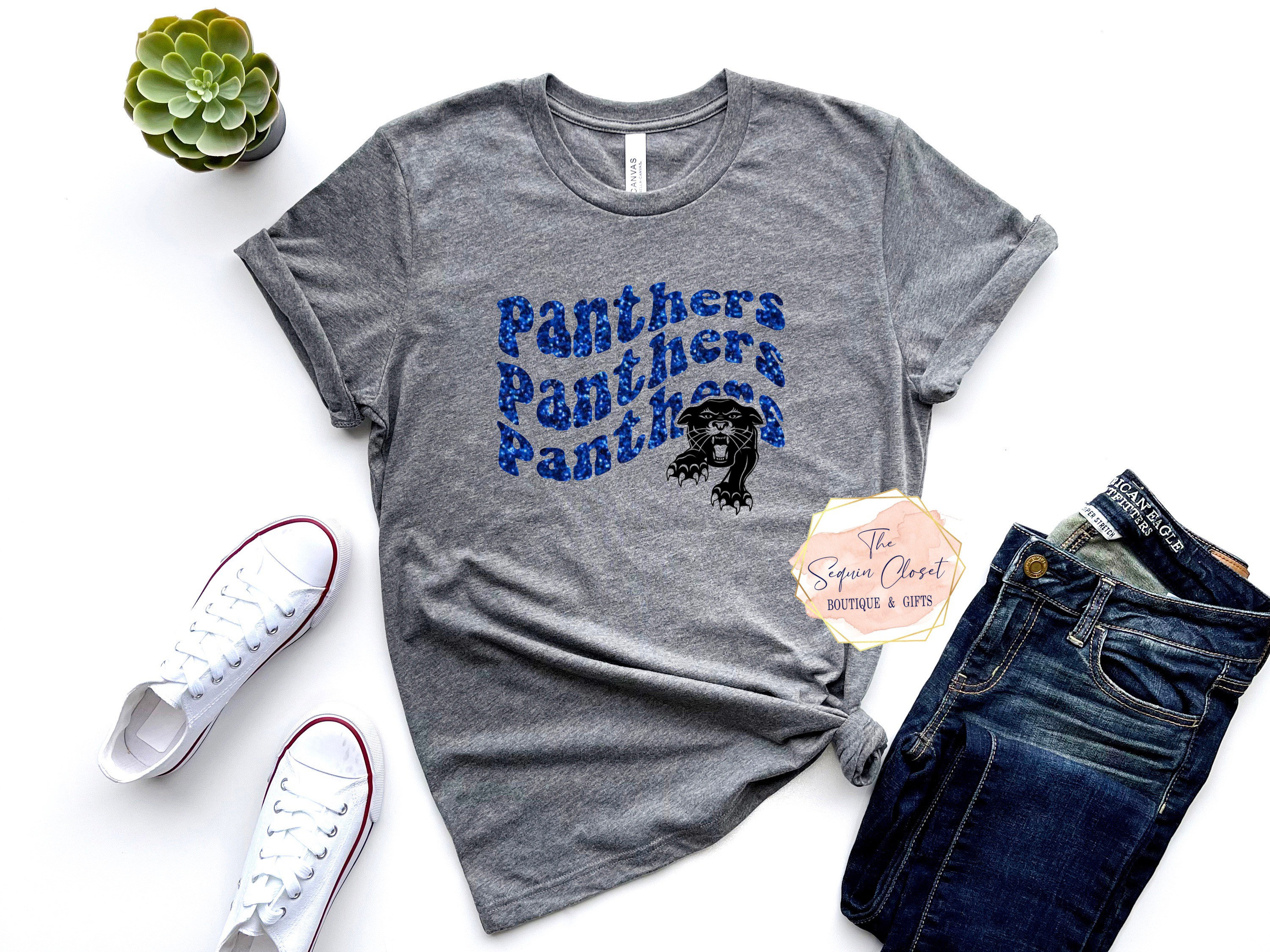 Panthers School Mascot T-shirt Mascot Shirt Panthers Spirit 