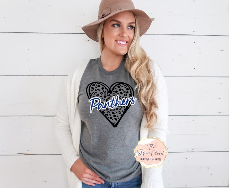 School Mascot Heart Tee, School Mascot Shirt, School Spirit Shirt, School Spirit, Mascot, Mascot Shirt, Bulldogs, Tigers, Chiefs