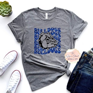 Bulldogs School Mascot T-shirt, Mascot Shirt, Bulldogs Spirit Shirt, bulldogs Spirit, Mascot Shirt, Bulldogs T-shirt, Bulldogs Apparel