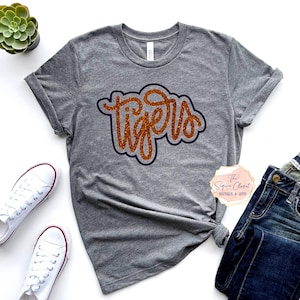 Tigers Mascot T-shirt, Tigers Shirt, School Mascot Shirt, School Spirit Shirt, School Spirit, Mascot, Mascot Shirt, Tigers, Go Tigers