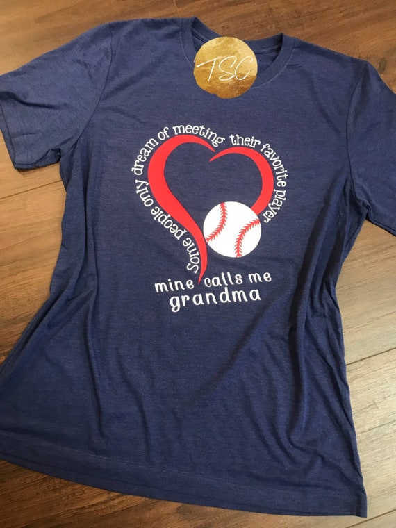 baseball grandma shirt