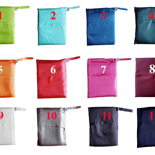 Lot de 4 doublures de sac de couchage Vietnam, l'acheteur peut choisir les couleurs.