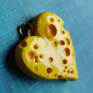 Heart shaped cheese pendant