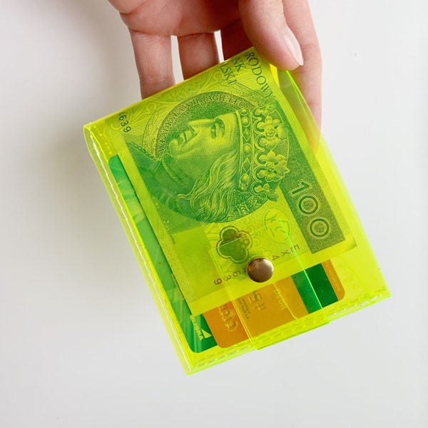 Super kleine Karten-Brieftasche, Jelly Portemonnaie, Kpop Fan, Taschenhalter, Reise-Gadgets, leicht zu reinigen, Sicherheitsabdeckung, Kassierer-Brieftasche, Geldscheine