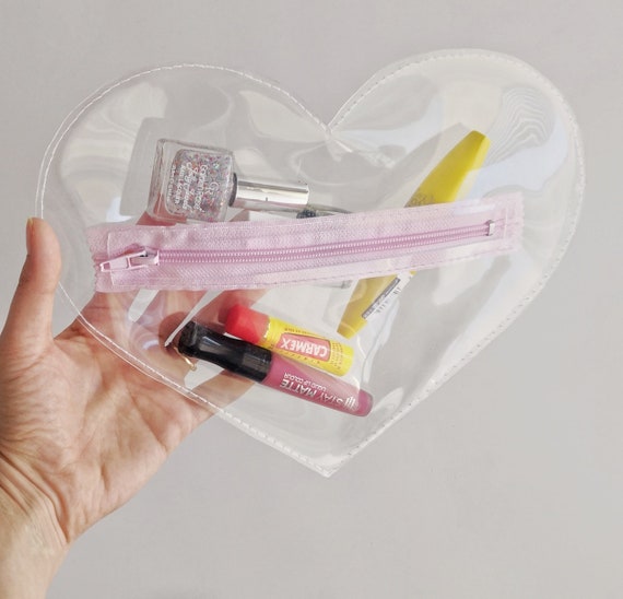 Transparent cosmetic sale pouch